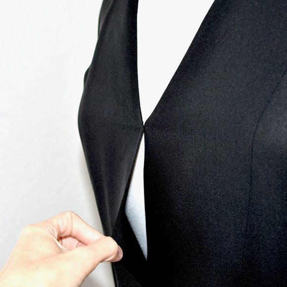 Theory Corbette Black 100% Silk Blouse Size P - Picture 12 of 16